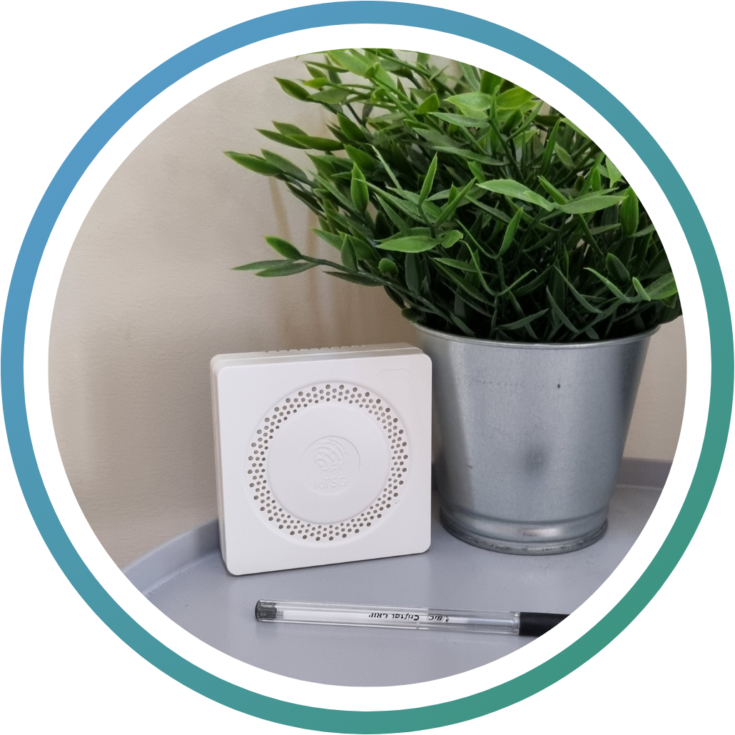 COSIE homes sensor - framed circle image