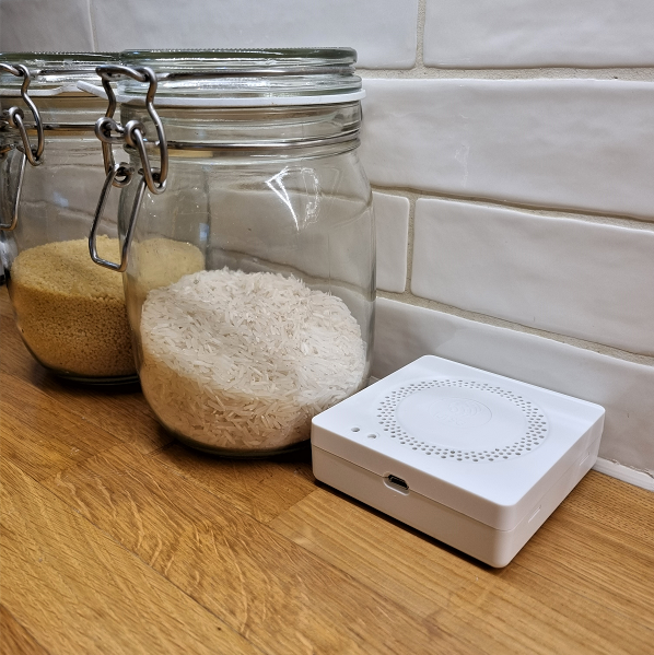 DORIS care device in a home kitchen setting